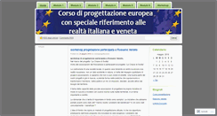 Desktop Screenshot of corsoprogettazione.wordpress.com