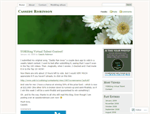 Tablet Screenshot of cassidyspencer.wordpress.com