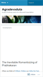 Mobile Screenshot of agradevaduta.wordpress.com