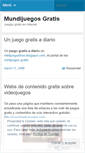 Mobile Screenshot of mundijuegosgratis.wordpress.com