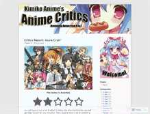 Tablet Screenshot of myanimecritics.wordpress.com