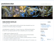 Tablet Screenshot of joseluisescobar.wordpress.com