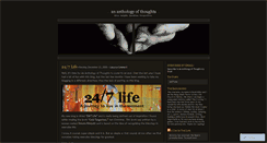 Desktop Screenshot of ananthologyofthoughts.wordpress.com