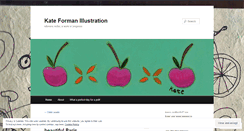 Desktop Screenshot of kateformanillustration.wordpress.com