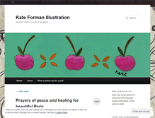 Tablet Screenshot of kateformanillustration.wordpress.com