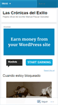 Mobile Screenshot of cronicasdelexilio.wordpress.com
