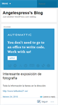 Mobile Screenshot of angelespress.wordpress.com