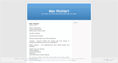Desktop Screenshot of guzelmsnnickleri.wordpress.com
