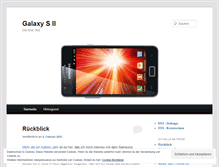 Tablet Screenshot of galaxysii.wordpress.com
