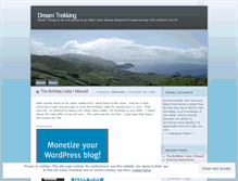 Tablet Screenshot of dreamtrekking.wordpress.com