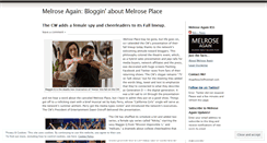 Desktop Screenshot of melroseagain.wordpress.com
