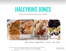 Tablet Screenshot of haleykinsjones.wordpress.com