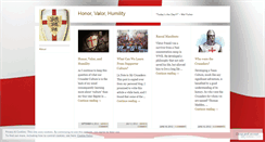 Desktop Screenshot of honorvalorhumility.wordpress.com