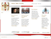 Tablet Screenshot of honorvalorhumility.wordpress.com