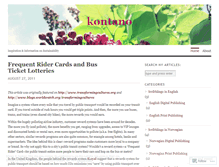 Tablet Screenshot of kontano.wordpress.com
