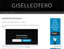 Tablet Screenshot of giselleotero.wordpress.com