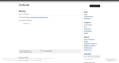 Desktop Screenshot of girlitude.wordpress.com
