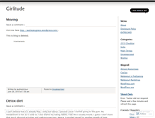 Tablet Screenshot of girlitude.wordpress.com
