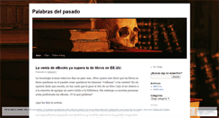 Desktop Screenshot of palabrasdelpasado.wordpress.com