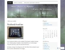 Tablet Screenshot of cassieexline.wordpress.com