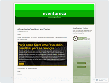 Tablet Screenshot of eventureza.wordpress.com