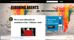 Desktop Screenshot of flooringagents.wordpress.com