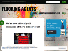 Tablet Screenshot of flooringagents.wordpress.com