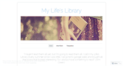 Desktop Screenshot of mylifeslibrary.wordpress.com