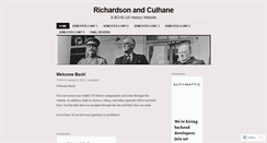 Desktop Screenshot of bchsushistory.wordpress.com