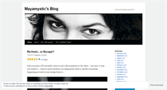Desktop Screenshot of mayamystic.wordpress.com