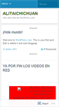 Mobile Screenshot of alitaichichuan.wordpress.com