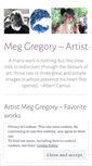 Mobile Screenshot of meggregory.wordpress.com