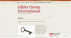 Desktop Screenshot of gildergroupinternational.wordpress.com