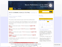 Tablet Screenshot of discretemathisfun.wordpress.com