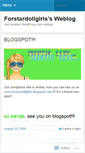 Mobile Screenshot of forstardollgirls.wordpress.com