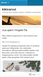 Mobile Screenshot of kikivarvul.wordpress.com