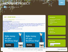 Tablet Screenshot of mcamusicproject.wordpress.com