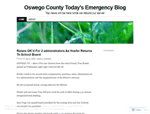 Tablet Screenshot of oswegocountytoday.wordpress.com