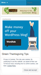 Mobile Screenshot of gogreenwebdirectory.wordpress.com