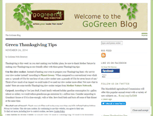 Tablet Screenshot of gogreenwebdirectory.wordpress.com