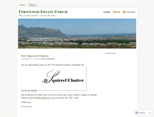 Tablet Screenshot of fernwoodestate.wordpress.com