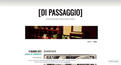 Desktop Screenshot of erodipassaggio.wordpress.com