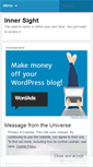 Mobile Screenshot of iinnersight.wordpress.com