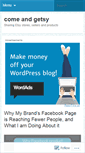 Mobile Screenshot of comeandgetsy.wordpress.com