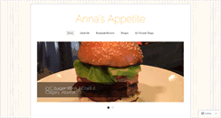 Desktop Screenshot of annasappetite.wordpress.com