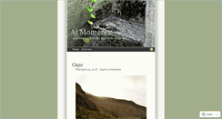 Desktop Screenshot of ajmoments.wordpress.com