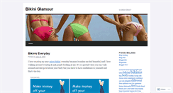 Desktop Screenshot of bikiniglamour.wordpress.com