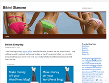 Tablet Screenshot of bikiniglamour.wordpress.com
