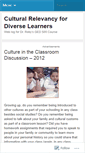 Mobile Screenshot of cultureintheclassroom.wordpress.com