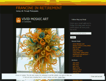 Tablet Screenshot of francineinretirement.wordpress.com